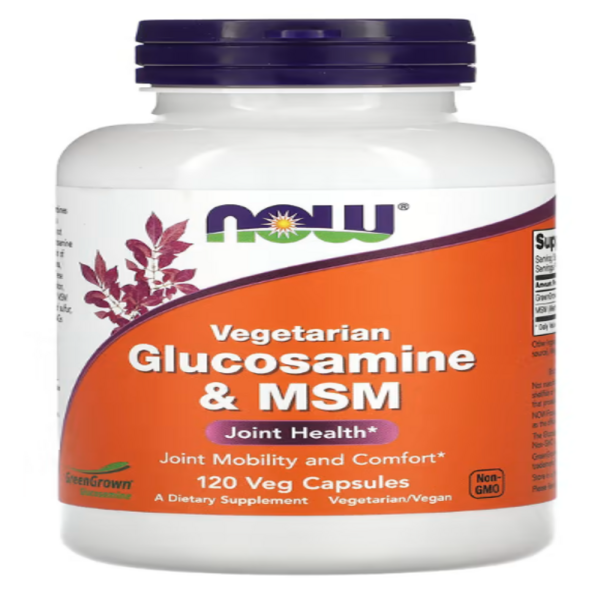 NOW Foods, Vegetarian Glucosamine & MSM, 120 Veg Capsules