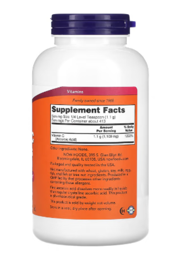 NOW Foods, Vitamin C Crystals, 1 lb (454 g)