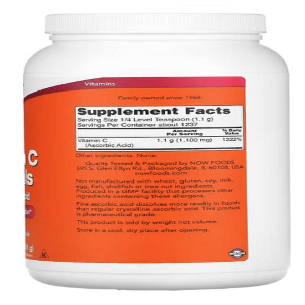 Now Foods, Vitamin C Crystals, 3 lbs (1361 g)