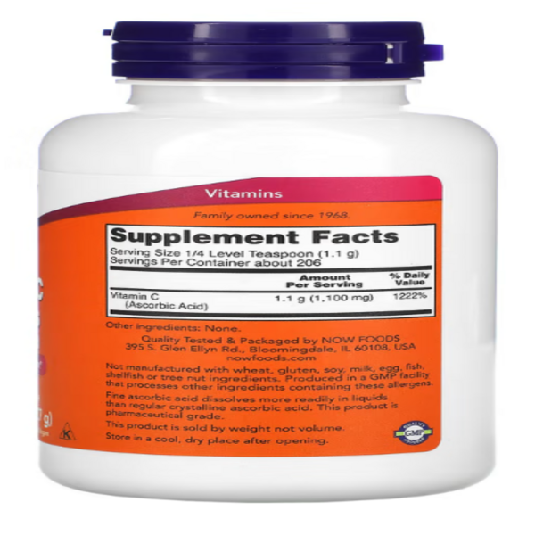NOW Foods, Vitamin C Crystals, 8 oz (227 g)