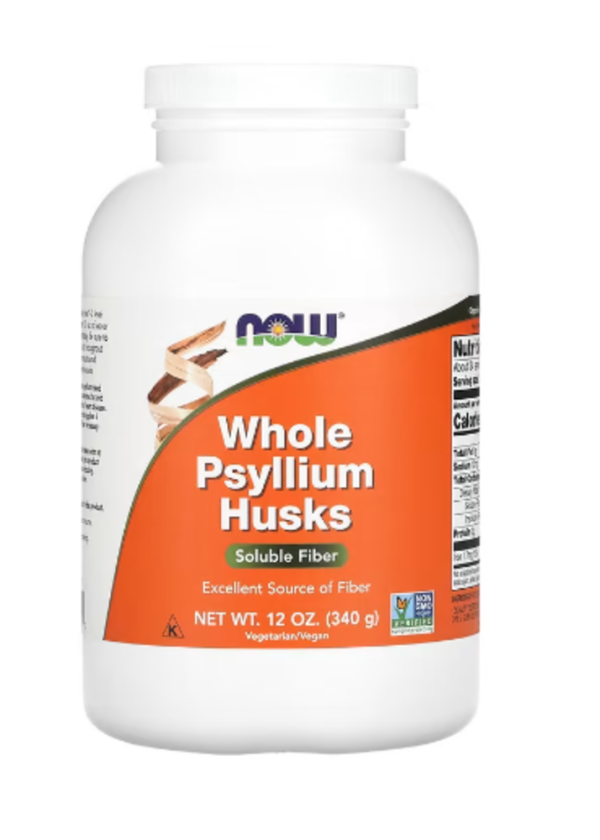 NOW Foods, Whole Psyllium Husks, 12 oz (340 g)