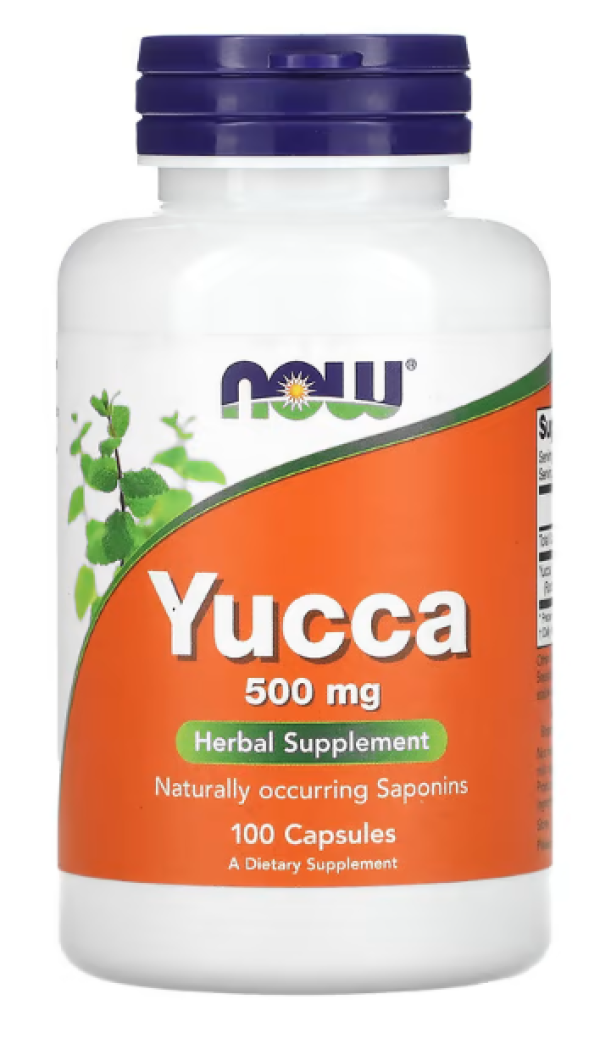 NOW Foods, Yucca, 500 mg, 100 Capsules