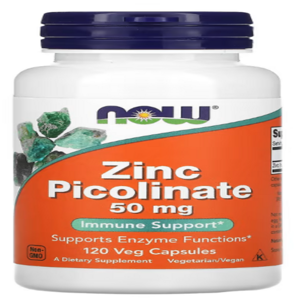 Now Foods, Zinc Picolinate, 50 mg, 120 Capsules