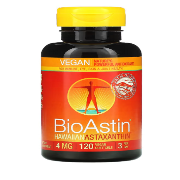Nutrex Hawaii, BioAstin, 4 mg, 120 Vegan Soft Gels