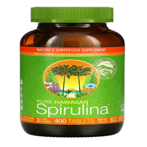 Nutrex Hawaii, Pure Hawaiian Spirulina, 400 Tablets