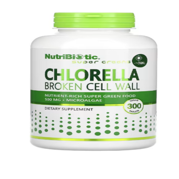NutriBiotic, Chlorella, 500 mg, 300 Vegan Tablets