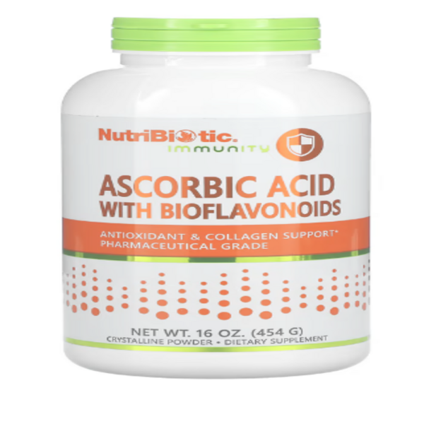 NutriBiotic, Immunity, Ascorbic Acid with Bioflavonoids, Crystalline Powder, 16 oz (454 g)