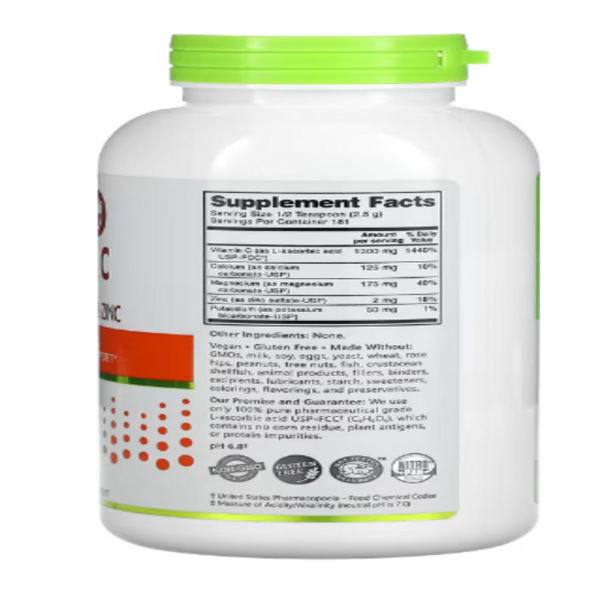 NutriBiotic, Immunity, Hypo-Aller C Vitamin C with Calcium, Magnesium, Potassium & Zinc, Crystalline Powder, 16 oz (454 g)
