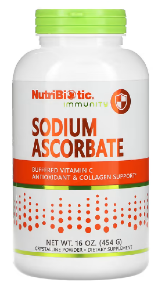 NutriBiotic, Immunity, Sodium Ascorbate, Crystalline Powder, 16 oz (454 g)