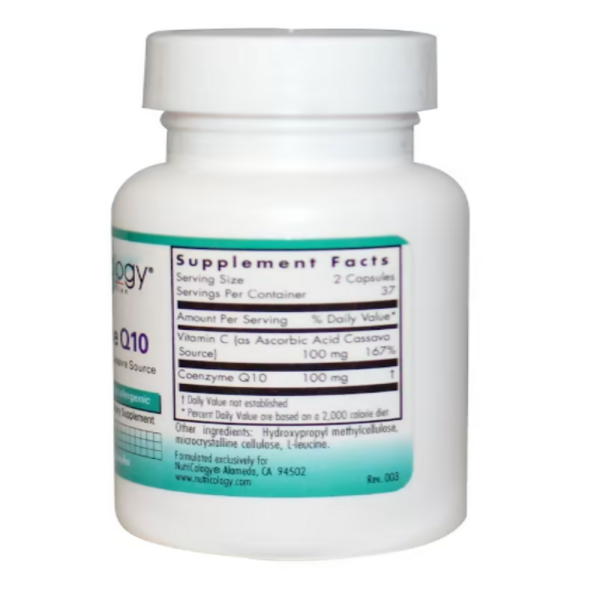 Nutricology, Coenzyme Q10, 50 mg, 75 Veggie Caps