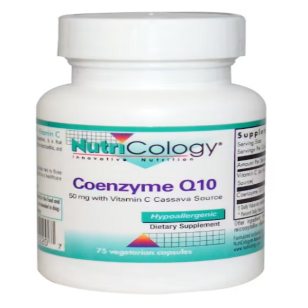 Nutricology, Coenzyme Q10, 50 mg, 75 Veggie Caps