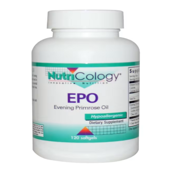 Nutricology, EPO, Evening Primrose Oil, 120 Softgels
