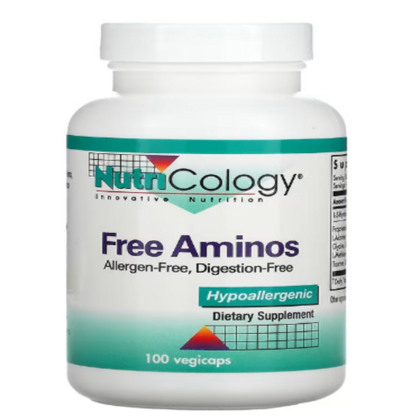 Nutricology, Free Aminos, 100 Vegicaps
