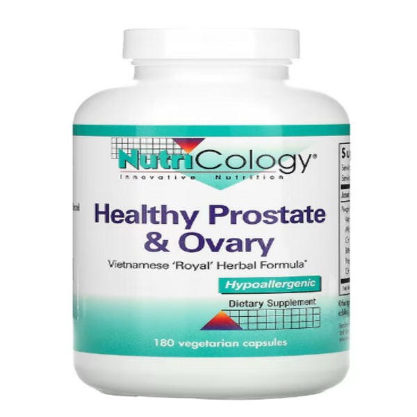Nutricology, Healthy Prostate & Ovary, 180 Vegetarian Capsules