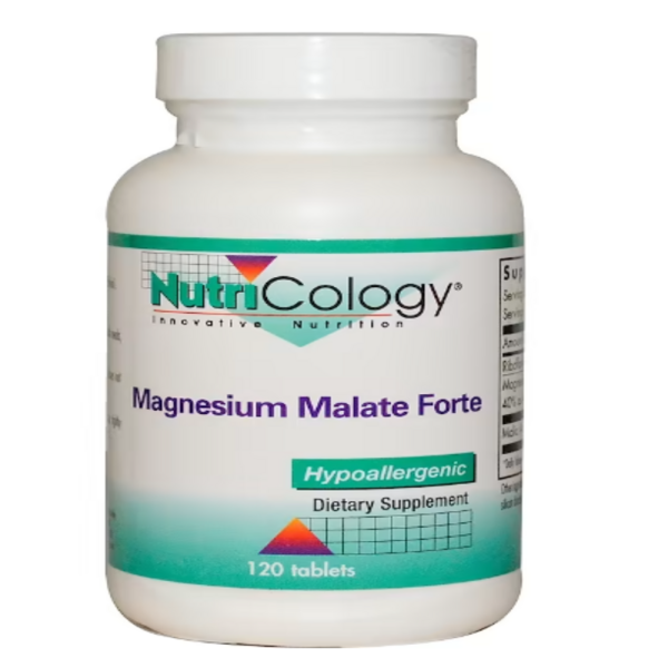Nutricology, Magnesium Malate Forte, 120 Tablets