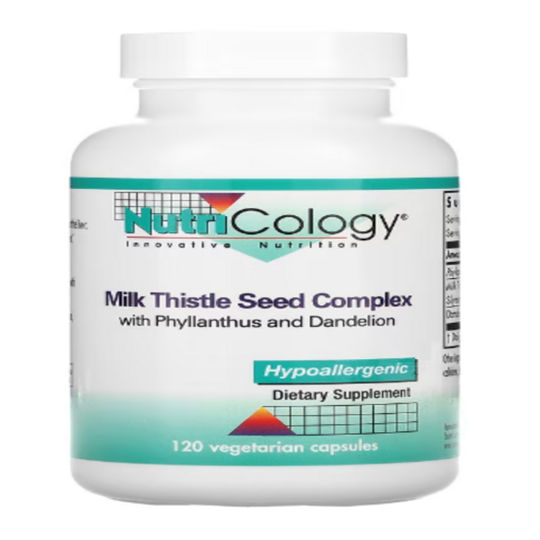 Nutricology, Milk Thistle Seed Complex, 120 Vegetarian Capsules