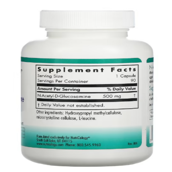 Nutricology, N-Acetyl Glucosamine, 90 Vegetarian Capsules