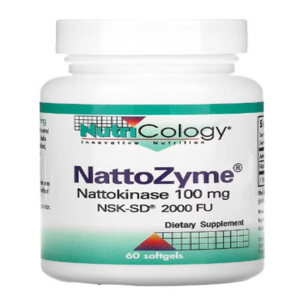 Nutricology, NattoZyme, 100 mg, 60 Softgels