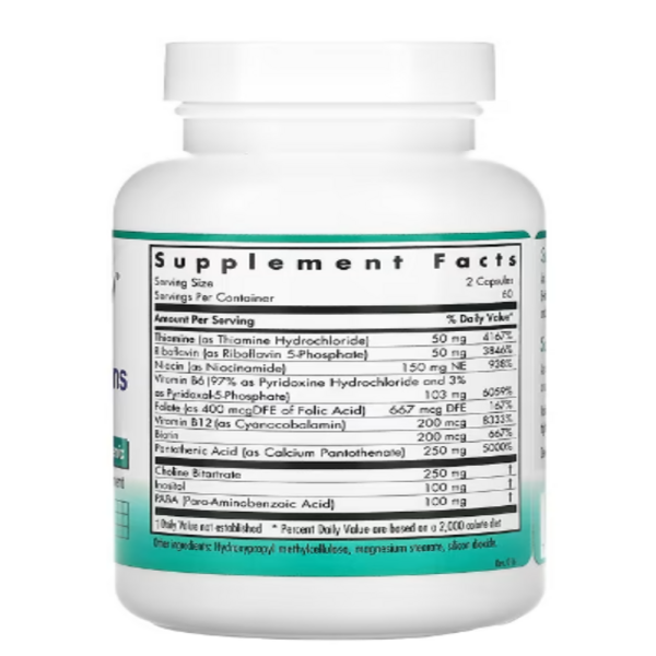 Nutricology, Super B Vitamins, 120 Vegetarian Capsules