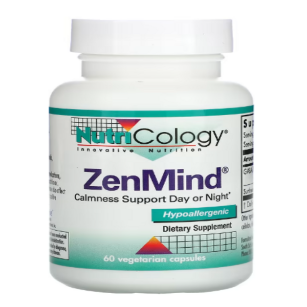 Nutricology, ZenMind, 60 Vegetarian Capsules