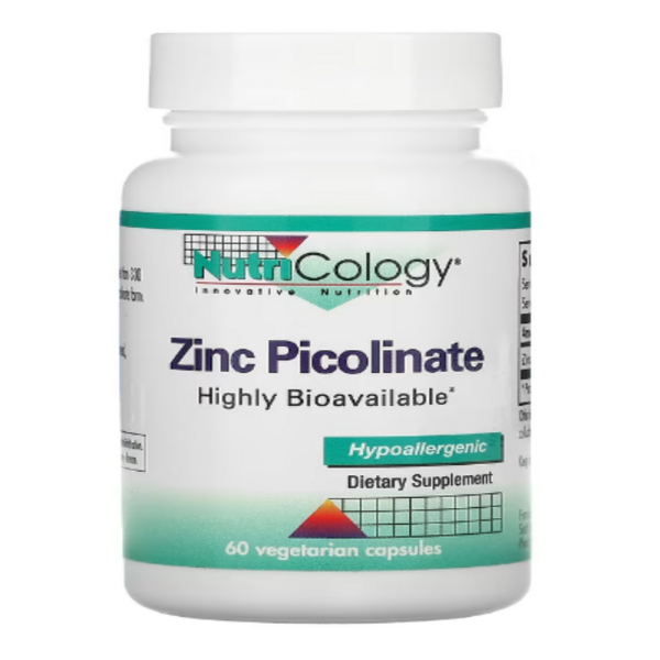 Nutricology, Zinc Picolinate, 60 Vegetarian Capsules