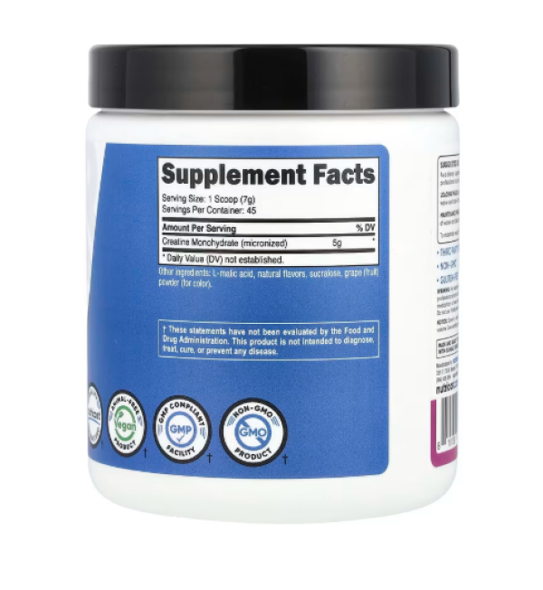 Nutricost, Performance, Creatine Monohydrate, Grape, 10.7 oz (300 g)