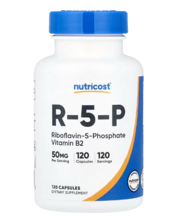 Nutricost, R-5-P, 50 mg, 120 Capsules