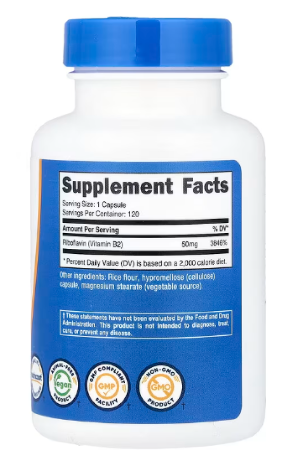 Nutricost, R-5-P, 50 mg, 120 Capsules