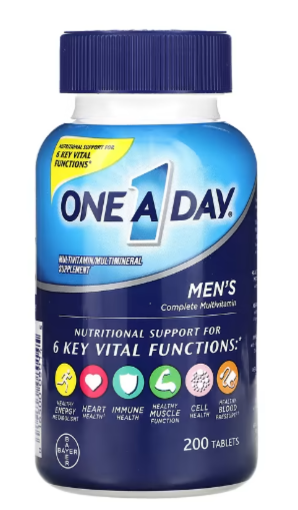 One-A-Day, Men's Complete Multivitamin, 200 Tablets