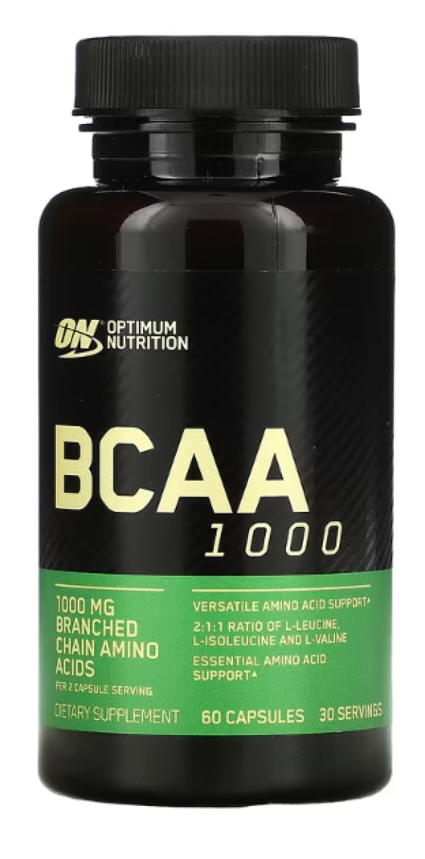 Optimum Nutrition, BCAA 1000, 1,000 mg, 60 Capsules