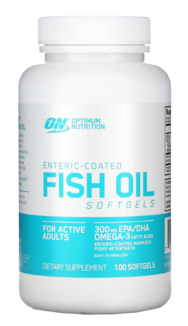 Optimum Nutrition, Enteric-Coated Fish Oil, 100 Softgels