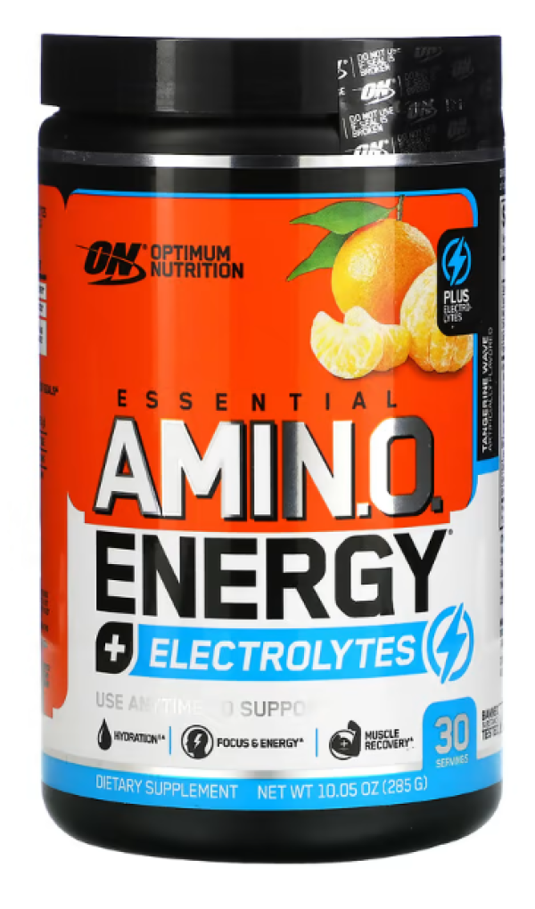 Optimum Nutrition, ESSENTIAL AMIN.O. ENERGY + ELECTROLYTES, Tangerine Wave, 10.05 oz (285 g)