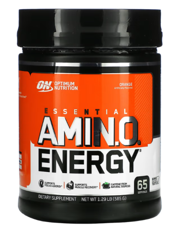 Optimum Nutrition, ESSENTIAL AMIN.O. ENERGY, Orange, 1.29 lb (585 g)