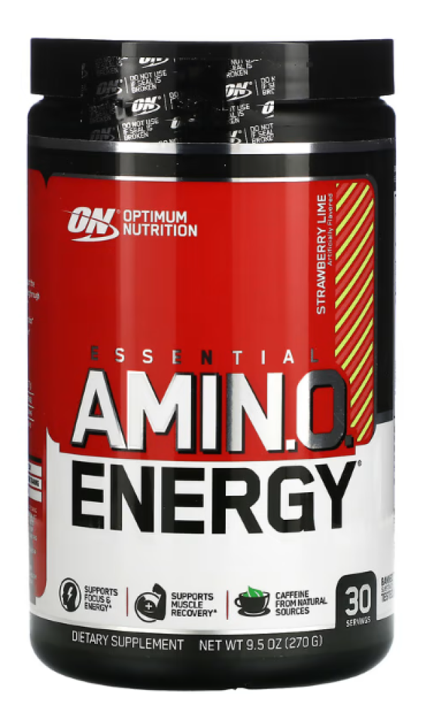 Optimum Nutrition, ESSENTIAL AMIN.O. ENERGY, Strawberry Lime, 9.5 oz (270 g)