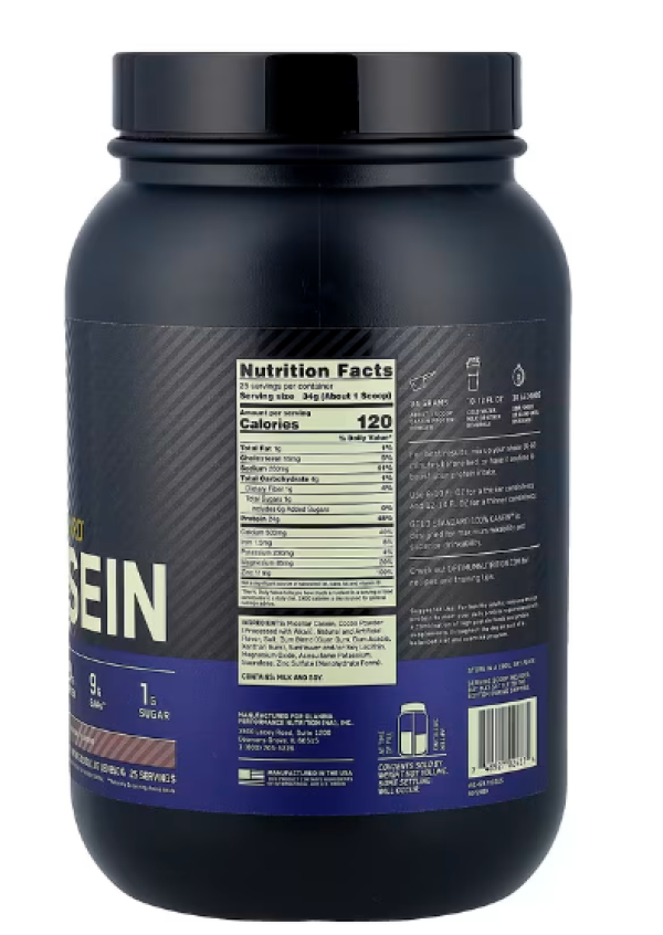 Optimum Nutrition, Gold Standard® 100% Casein, Chocolate Supreme, 1.87 lb (850 g)
