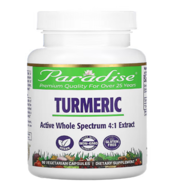 Paradise Herbs, Turmeric, 500 mg, 90 Vegetarian Capsules
