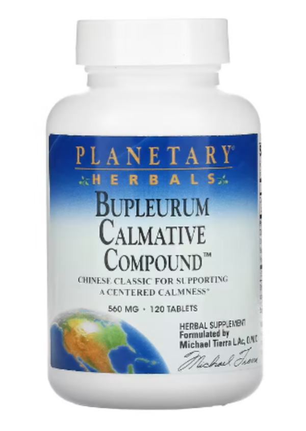 Planetary Herbals Bupleurum Calmative Compound™ -- 550 mg - 120 Tablets