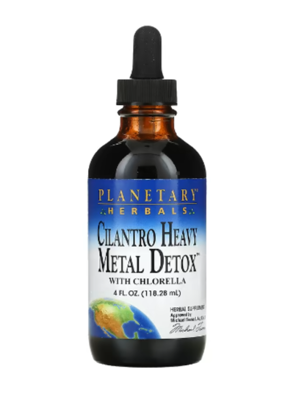 Planetary Herbals, Cilantro Heavy Metal Detox with Chlorella, 4 fl oz (118.28 ml)