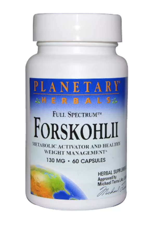 Planetary Herbals Forskohlii -- 130 mg - 60 Capsules