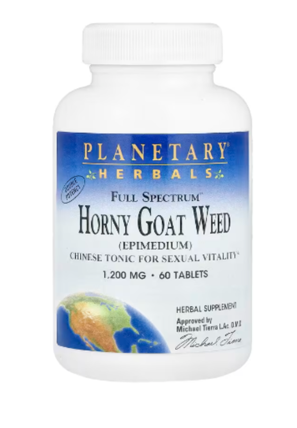 Planetary Herbals, Full Spectrum Horny Goat Weed , 1,200 mg, 60 Tablets