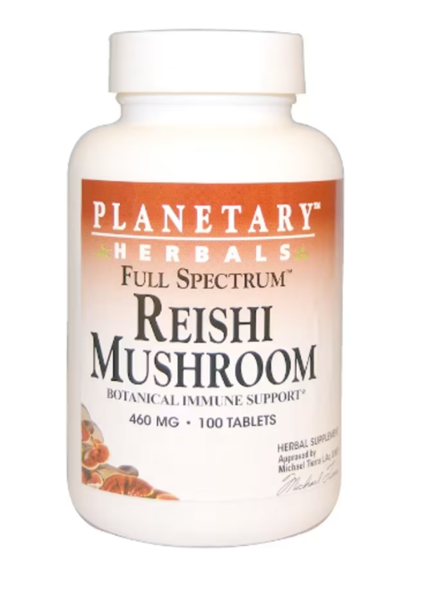 Planetary Herbals Full Spectrum™ Reishi Mushroom -- 460 mg - 100 Tablets