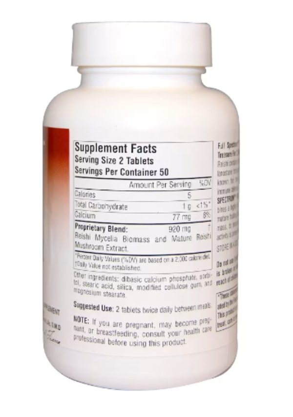 Planetary Herbals Full Spectrum™ Reishi Mushroom -- 460 mg - 100 Tablets