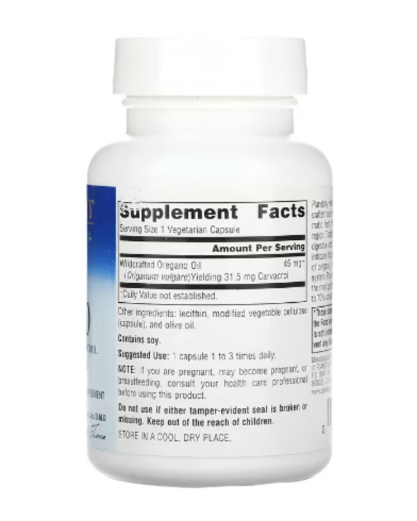 Planetary Herbals, Oil of Oregano, 60 Vegetarian Capsules