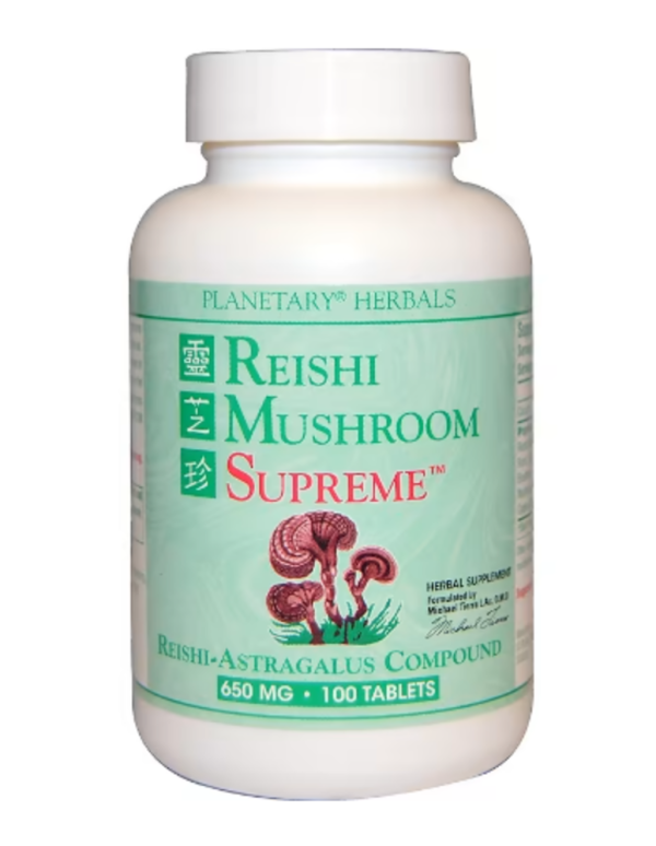 Planetary Herbals Reishi Mushroom Supreme™ -- 650 mg - 100 Tablets