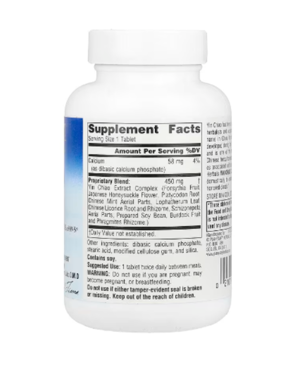 Planetary Herbals, Yin Chiao Classic, 450 mg, 120 Tablets
