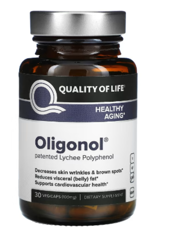 Quality of Life Labs, Oligonol, 100 mg, 30 Vegicaps