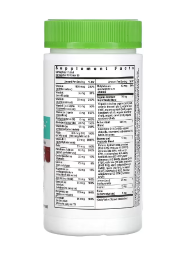 Rainbow Light Active Adult 50+ Multivitamin™ -- 90 Tablets