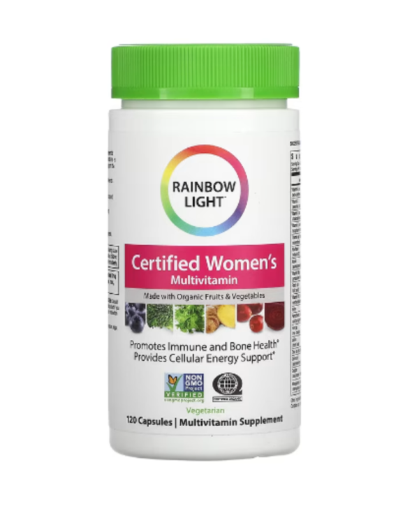 Rainbow Light, Certified Women's Multivitamin, 120 Capsules, Near EXP- Jan-2025