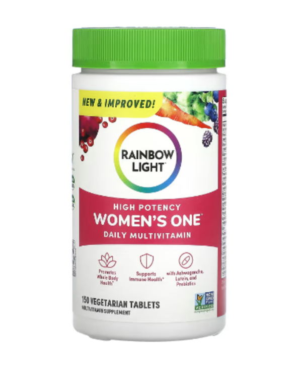 Rainbow Light, High Potency Women's One Daily Multivitamin, 150 Vegetarian Tablets
