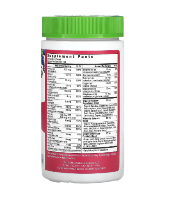 Rainbow Light, High Potency Women's One Daily Multivitamin, 150 Vegetarian Tablets